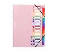 Rangement Papier Administratif Rainbow Accordion File Folder