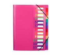Rangement Papier Administratif Rainbow Accordion File Folder