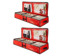 Rangement Papier Cadeau Gift Wrap Storage Bag 40 Inch Long Large Wrapping Paper Storage Box Dust-proof Holiday Accessories Organizer(2pcs)