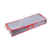 Rangement Papier Cadeau Home Organization Storage Container Capacity Storage Bag with Reinforced Handle Waterproof Zipper for Easy(Grey)