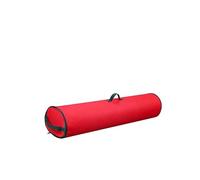 Rangement Papier Cadeau Wrapping Paper Rolls Storage Bag with Handles with Zippers Space Saving Wrapping Paper Organizer for Home Adults(Red)