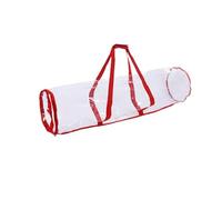 Rangement Papier Cadeau Wrapping Paper Storage Bag Gift Wrap Organizer For Baubles Christmas Stores(Red)