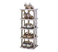 Rangement Pliable Pour Chaussures | Organisateur De Rangement Pour Chaussures Pliable | Porte-Pantoufles Empilable À Multiples Niveaux | Pour Appartement Balcon Salon Dortoir Salle De Bain Chambre Cam