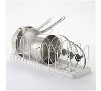 Rangement poêles et couvercles extensible en acier