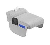 Rangement pour accoudoir de voiture - Coussin de console centrale multifonctionnel, style coussin d'accoudoir en cuir lisse, dimensionnement 35 cm x 21 cm + de poches latérales intégrées,