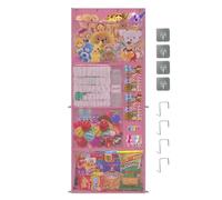 Rangement pour animaux en peluche sur porte,Rangement pour animaux en peluche sur porte,Organisateur de porte suspendu - Organisateur multifonctionnel à mailles fines en Polyester pour jouets en peluc