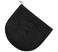 Rangement pour Casque Complet, Grande Capacité 18,5x16,5 Pouces Noir | Flanelle, Couture Renforcée et Doublure Anti-rayures, Fermeture à Cordon, Poignée Ergonomique