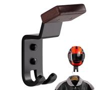 Rangement pour casque, organisateur d'équipement de moto, porte-chapeau de moto mural, casque en acier au carbone et cintre pour chapeau avec crochets, organisateur polyvalent pour clés, vestes et équ