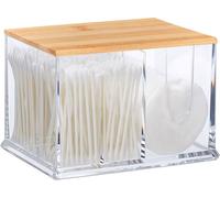 Rangement pour cotons-tiges et tampons, transparent RD26560 - 1L