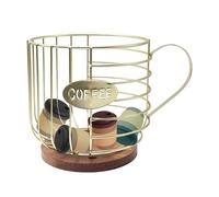 Rangement pour dosettes de café - Grande capacité - Rangement stable pour tasses de café - Porte-gobelet - Support de dosettes pour librairie, usage domestique ou café