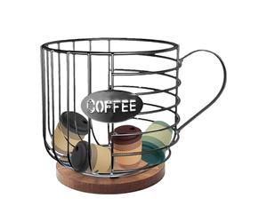 Rangement pour dosettes de café - Support organisateur de tasses robuste, accessoire de boisson de qualité commerciale, présentoir de comptoir peu encombrant | Solution de capacité fiable pour la gest