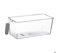 5five Bac de rangement pour frigo grand modèle Poignée 17 cm transparent