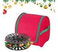 Rangement Pour Guirlandes Lumineuses De Noël,Rangement De Noël Portable Imperméable | Organisateur Maison Pour Guirlandes Sapin Couronne Décorations Jardin | Fêtes Cuisine Salle De Classe Voyage Burea