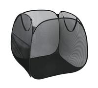 Rangement Pour Jouets De Piscine, Poubelle De Grande Capacité Avec Poche En Filet, 90 X 90 X 80 Cm, Conteneur Pour Accessoires D'extérieur, Support D'anneau Gonflable, Poignée Latérale, Ventilation À