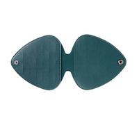 Rangement pour médiators | Clip de rangement pour médiators de guitare acoustique | Sac portable en cuir PU pour médiators acoustiques, électriques, basses, Vert, Refer to description, Unisexe