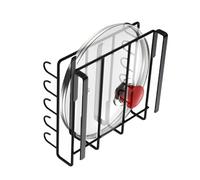 Rangement pour planches à découper sous le placard - Organisateur unique en acier inoxydable 26,8 x 25,8 x 8,3 cm à suspendre | Étagère de cuisine avec tri de feuilles, porte-serviettes, solution