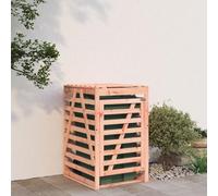Rangement pour poubelle à roulettes en bois massif Douglas 84 x 90 x 128,5 cm