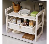 Rangement sous évier extensible