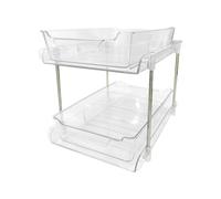 Rangement sous évier - Organiseur sous évier à 2 niveaux - Organiseur réglable multi-usages sous évier et rangement pour salle de bain et cuisine