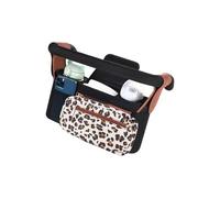 Rangement supplémentaire pour poussette avec accord mondial pour les propriétaires de boissons isothermes Plan imperméable et pratique Boîte à lingettes Plusieurs compartiments