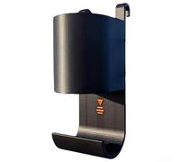 Rangement suspendu, porte-serviettes et bouteilles de tennis en plein air - Organiseur de rangement mural, support double fonction pour les essentiels (noir)