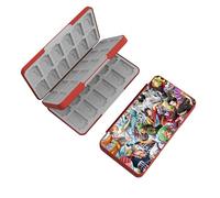 Rangement Switch Jeux, Boite Jeux Switch Rangement, Boite Rangement Jeux Switch, Doublure en Silicone, avec 48 Emplacements pour Cartes de Jeu et 48 Emplacements pour Cartes Micro SD (48H)