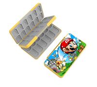 Rangement Switch Jeux, Boite Jeux Switch Rangement, Boite Rangement Jeux Switch, Doublure en Silicone, avec 48 Emplacements pour Cartes de Jeu et 48 Emplacements pour Cartes Micro SD (48B)