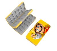 Rangement Switch Jeux, Boite Jeux Switch Rangement, Boite Rangement Jeux Switch, Doublure en Silicone, avec 48 Emplacements pour Cartes de Jeu et 48 Emplacements pour Cartes Micro SD (48C)