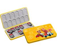 Rangement Switch Jeux,Boite Jeux Switch Rangement,Boite Rangement Jeux Switch,Doublure en Silicone,avec 24 Emplacements pour Cartes de Jeu et 24 Emplacements Our Cartes Micro SD (M-O)