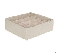 Rangement tiroir ""Groomy"" 16 compartiments beige 31x31cm - 5 five simply smart
