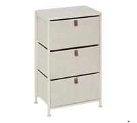 5five Chiffonnier Tissa 3 tiroirs beige