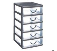 Rangement tour plastique 5 tiroirs grand modèle - 5 five simply smart