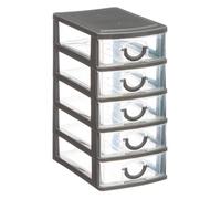 Rangement tour plastique 5 tiroirs petit modèle - 5five