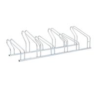 vidaXL Support de vélo au sol autoportant pour 6 vélos en acier galvanisé