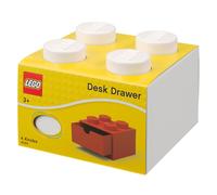 Rangements LEGO - Brique 4 tenons avec tiroir - blanc - 5006313
