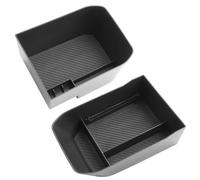 rangementvoi Pour Kia EV4 2025-2027 Boîte Rangement contenant | Conteneur stockage Auto intérieur voiture boîte centrale accessoires noir(2 pieces)
