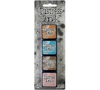 Ranger 15TDPK40361 Tim Holtz Mini Kit de 6 Encres Plastique Multicolore 10 x 2,5 x 1,3 cm