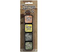 Ranger 15TDPK40408 Tim Holtz Mini Kit de 10 Encres Plastique Multicolore 10 x 2,5 x 1,3 cm