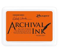 RANGER Archival Ink Pad - Contour fin/résistant à l'eau - Tiger Lily