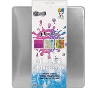 Ranger Boîte de rangement pour plaque de gel, métal, multicolore, 30,3 x 26,7 x 1,4 cm