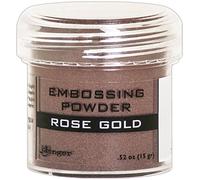 Ranger EPJ60390 Poudre à Embosser Métallique Or Rose Matière Synthétique Marron 4,4 x 4,4 x 4,4 cm
