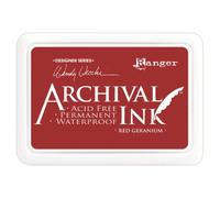 Ranger Géranium d'encre d'archives, rouge