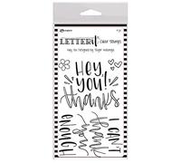 RANGER INDUSTRIES TAMPONS TRANSPARENT 4"X6" HEY, Taille unique