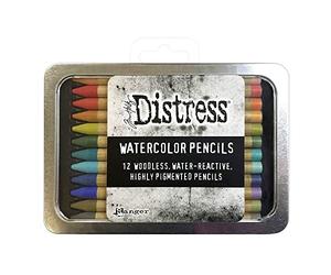 Ranger Industries Tim Holtz Distress Lot de 12 crayons aquarelle