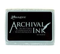 Ranger Tampon d'encre d'archives, Jet Black, Autre, 6.9 x 9.9 x 1.8 cm