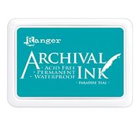 Ranger Tampon encreur d'archivage Paradise Bleu Sarcelle, Turquoise