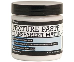 Ranger Texture Paste 4oz-Transparent Matte