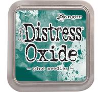 Ranger Tim Holtz Distress Oxide Brushed Corduroy-a 2x2 Raised Pad, with Water-Reactive Dye Ink Détresse Oxyde Les Tampons d'encre, Caoutchouc, Gris, 7,6 x 7,6 cm