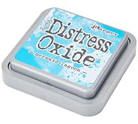 Ranger Tim Holtz Distress Oxide Weathered Wood-a 2x2 Raised Pad, with Water-Reactive Dye Ink Détresse Oxyde Les Tampons d'encre, Bleu, 7,6 x 7,6 cm