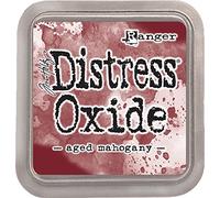 Ranger Tim Holtz Distress Tampon Oxyde Acajou Vieilli Matière Synthétique Marron 7,5 x 7,5 x 1,9 cm